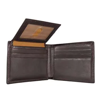 Premium Carhartt Billfold Wallet - Durable Oil Tan Leather