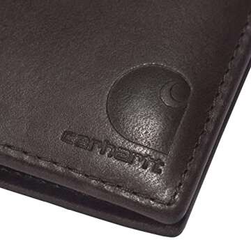 Premium Carhartt Billfold Wallet - Durable Oil Tan Leather