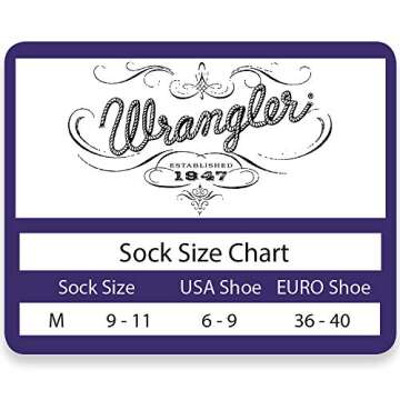 Wrangler Ladies Angora Blend Aztec Pattern Knee High Boot Socks 3 Pair Pack (US, Alpha, Medium, Regular, Regular, Denim/Brown/Charcoal)