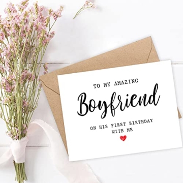 Emily Gift Birthday Card for Boyfriend