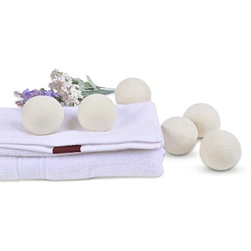 Wool Dryer Balls 6-Pack XL for Eco-Friendly Laundry Solutions