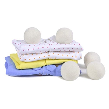 Wool Dryer Balls 6-Pack XL for Eco-Friendly Laundry Solutions