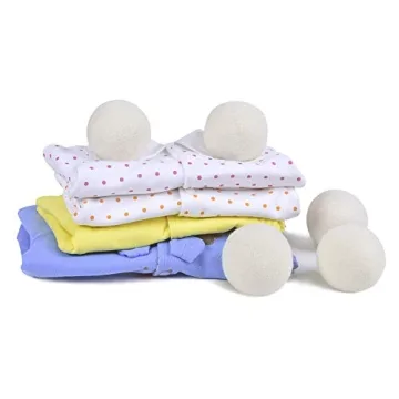 Wool Dryer Balls 6-Pack XL for Eco-Friendly Laundry Solutions