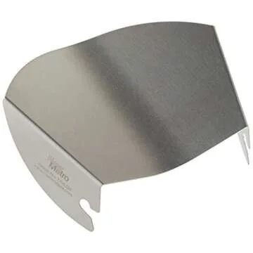 New Metro Design PC-10 Pouring Chute Compatible with KitchenAid Stand Mixer with Stainless Steel Bowl, Silver