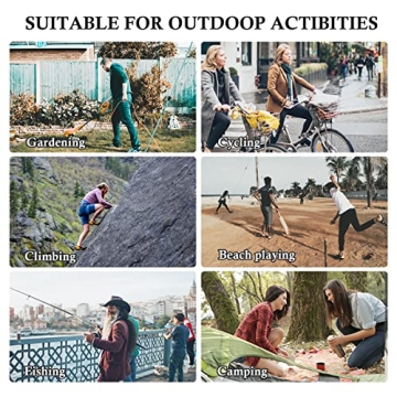 3 Pack Outdoor Sun Hats with Neck Flap, UPF 50+ Protection