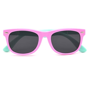 JUSLINK Polarized Flexible Toddler Sunglasses for Boys and Girls