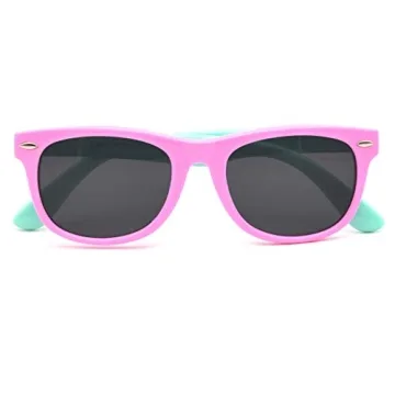 JUSLINK Polarized Flexible Toddler Sunglasses for Boys and Girls