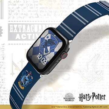 Harry Potter Smartwatch Band – Officially Licensed, Compatible with Every Size & Series of Apple Watch (watch not included) - Ravenclaw