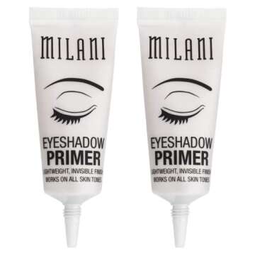 Milani Eyeshadow Primer - 2 Pack | Vegan, Cruelty-Free & Crease-Proof