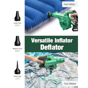 KIMO Leaf Blower Vacuum Combo 4-in-1 for Easy Lawn Care