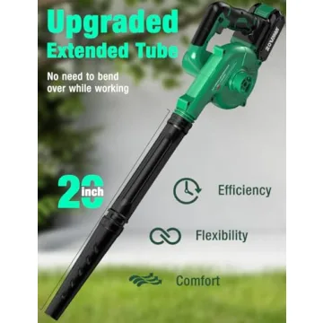 KIMO Leaf Blower Vacuum Combo 4-in-1 for Easy Lawn Care