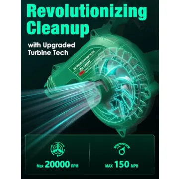 KIMO Leaf Blower Vacuum Combo 4-in-1 for Easy Lawn Care