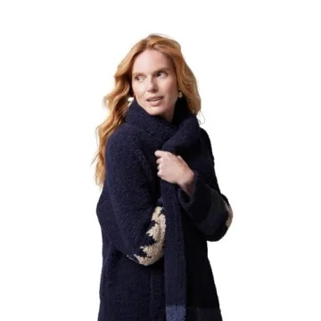 Kashwére Aztec Shawl Collar Coat for Stylish Comfort