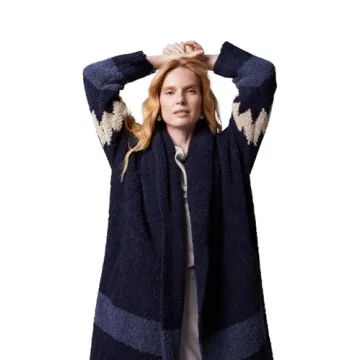 Kashwére Aztec Shawl Collar Coat for Stylish Comfort