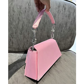 Double Bow Rhinestone Clutch for Elegant Evenings