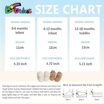 Babelvit Newborn Baby Boy Girl Soft Fleece Booties Stay On Infant Slippers Socks Shoe Non Skid Gripper Toddler First Walkers Winter Ankle Crib Shoes