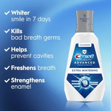 Crest Pro-Health Advanced Mouthwash for Bright Teeth