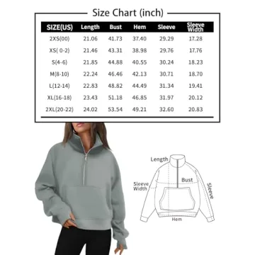 AUTOMET Half Zip Cropped Fleece Sweatshirt 2024