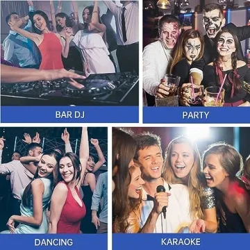 LED Strobe Lights - Luditek 2-Pack for Parties