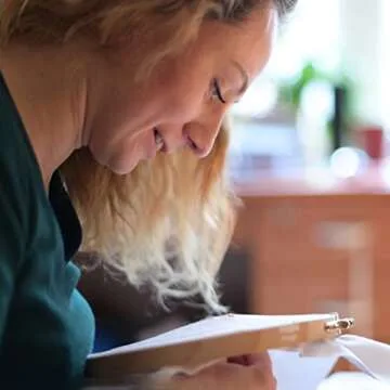 ZOCONE 6 PCS Beech Wood Embroidery Hoops, Wood Circle Hoop Ring Cross Stitch Hoop for Embroidery, Cross Stitch, Needlework, Art Craft Handy Sewing and Christmas Decoration (Size-4")