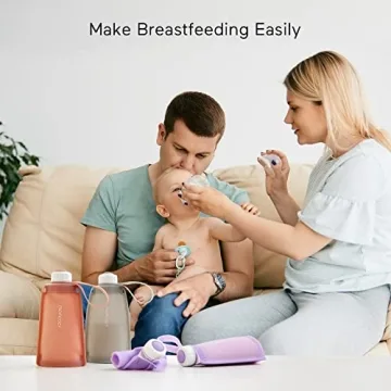 No Leak Momcozy Silicone Breastmilk Bags - 5pcs