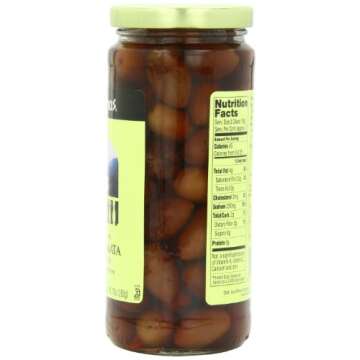 Krinos Kalamata Olives in Vinegar Brine, 16.0 Ounce (Pack of 6)