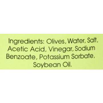 Krinos Kalamata Olives in Vinegar Brine, 16.0 Ounce (Pack of 6)