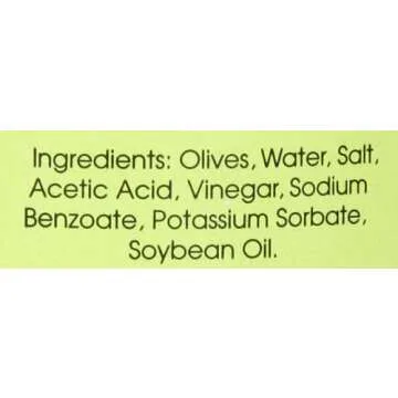 Krinos Kalamata Olives in Vinegar Brine, 16.0 Ounce (Pack of 6)