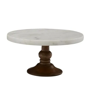 Deco 79 Mango Wood Cake Stand for Elegant Displays
