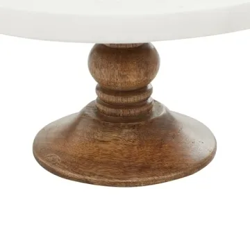 Deco 79 Mango Wood Cake Stand for Elegant Displays