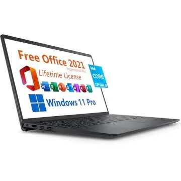 Dell 2024 Inspiron 15 Business Laptop - Free Office 2021, Core i3, 16GB RAM, SSD