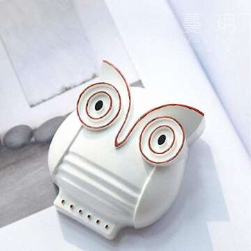 2 Pack Nonstick Owl Silicone Molds for Baking and Crafts