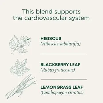 Traditional Medicinals Organic Hibiscus Tea for Cardiovascular Health, 16 Bags