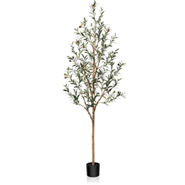 OAKRED 6FT Tall Faux Olive Tree for Indoor Home Decor