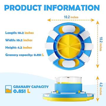 Dog Puzzle Toys, Treat Dispensing Dog Enrichment Toys for IQ Training and Brain Stimulation, Interactive Mentally Stimulating Toys as Gifts for Puppies, Cats, Dogs