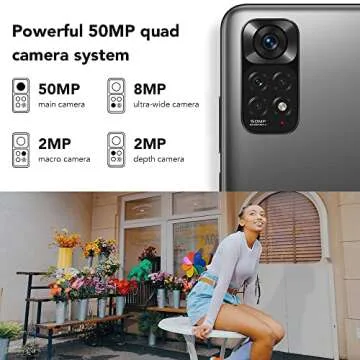 Xiaomi Redmi Note 11 128GB Unlocked Smartphone with 50MP Camera