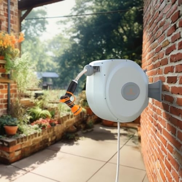 Giraffe Tools CW20 Retractable Hose Reel with Auto-Rewind 65ft