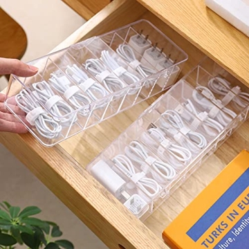 Yesesion Cable Management Box Set - 2 Pack Organizer