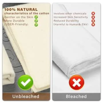 Unbleached Organic Cotton Wool Flannel for Castor Oil Pack: Dye-Free Magazine, Reusable & Ultra-Absorbent, Soothing Heat Therapy for Abdomen, Joints, and Targeted Areas, 12 x 27 inches