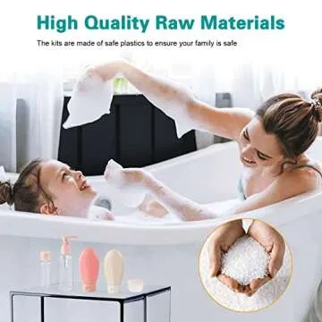 ZGDZ Travel Size Bottles for Toiletries Skincare Makeup Cosmetic Leakproof Refillable TSA Approved C...