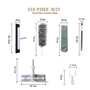 Cleaning Kit with Extension Handle for Spotless Home