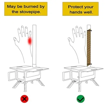 FIREHIKING Fireproof Pipe Wrap for Safe Outdoor Cooking