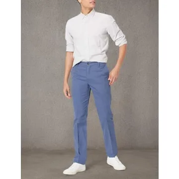 Slim-Fit Wrinkle-Resistant Chino Pants for Men