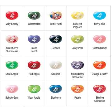 Jelly Belly 20-Flavor Clear Gift Box - Genuine, Official, Straight from the Source