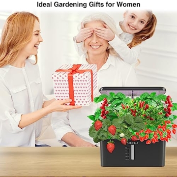 Mufga Indoor Hydroponics Garden Kit with LED Grow Light