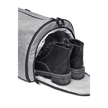 Q-smile Foldable Garment Bag Carry on Duffel Bag Travel Bag for Men & Momen Flight Suit Travel Bag