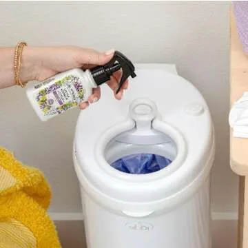 Baby-Pourri Little Stinker Diaper Pail Odor Freshener Spray, 3.4 Fl Oz - Lavender, Bergamot, Eucalyptus and Vanilla