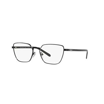 Vogue Eyewear Women's VO4244 Rectangular Prescription Eyewear Frames, Black/Demo Lens, 51 mm