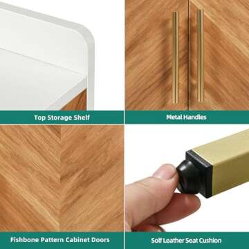 YITAHOME Shoe Cabinet - Stylish Entryway Storage Solution