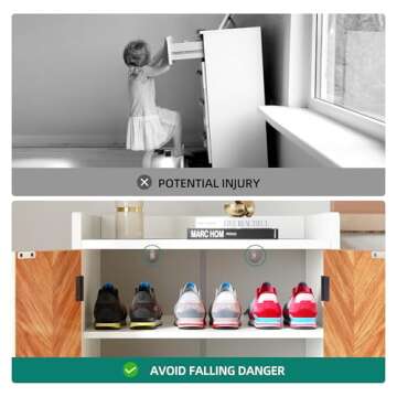 YITAHOME Shoe Cabinet - Stylish Entryway Storage Solution